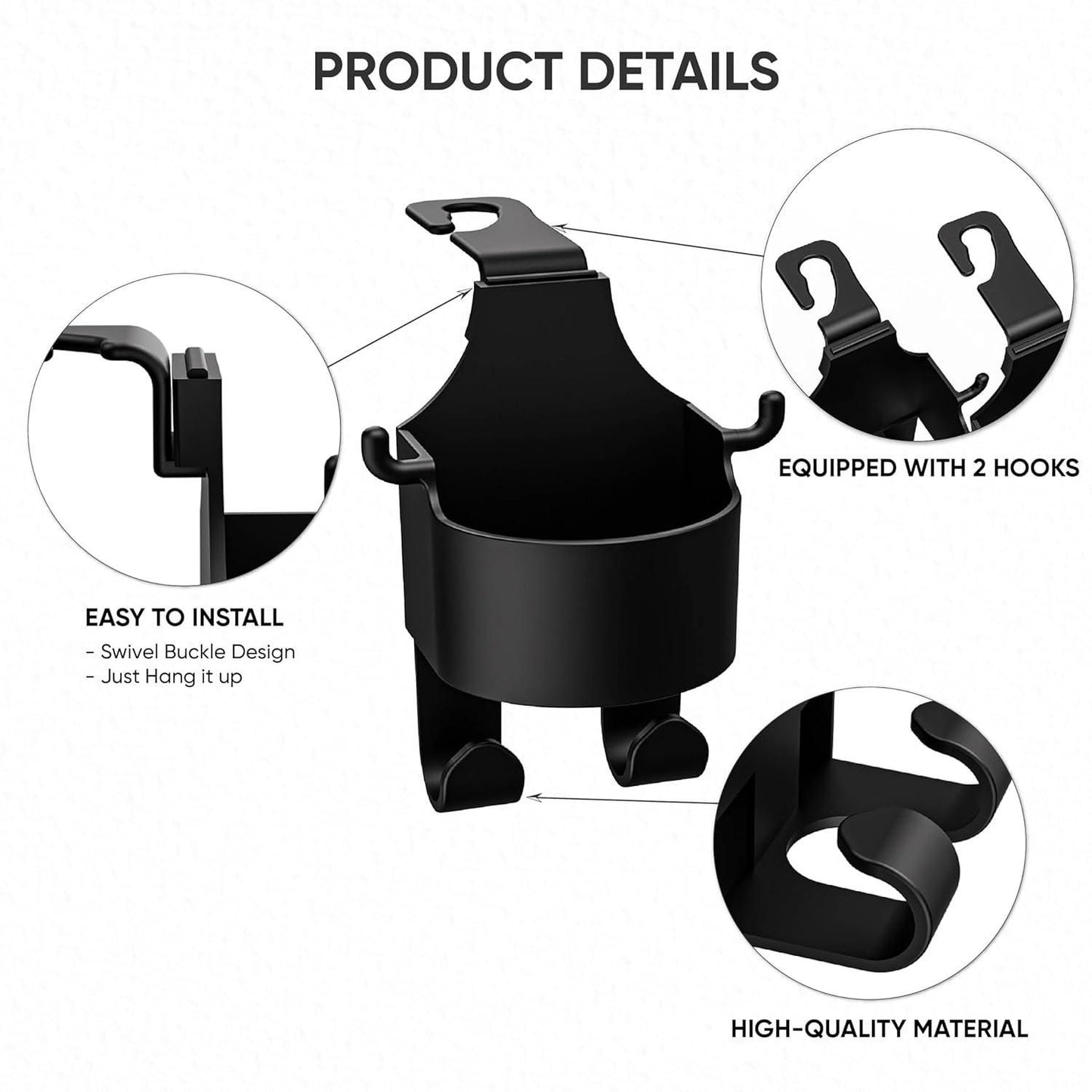 Reetrix Car Holder Hook Pack of 2