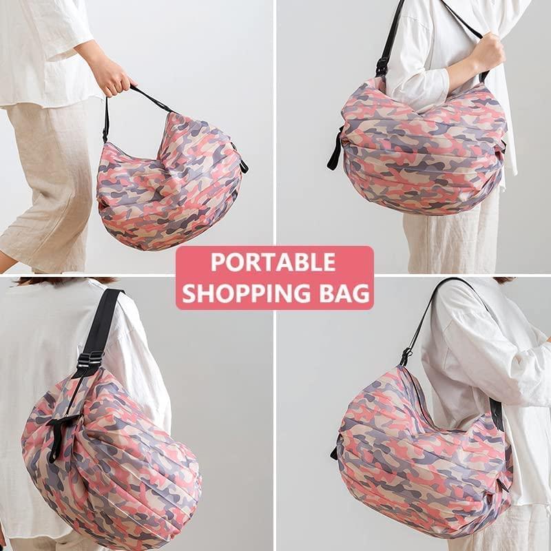 Reetrix Two Pieces Foldable Shopping Bag