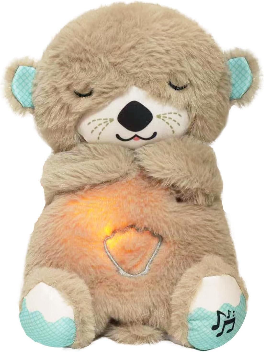 Reetrix Breathing Teddy Bear with Soothing Music, Comfort Plush