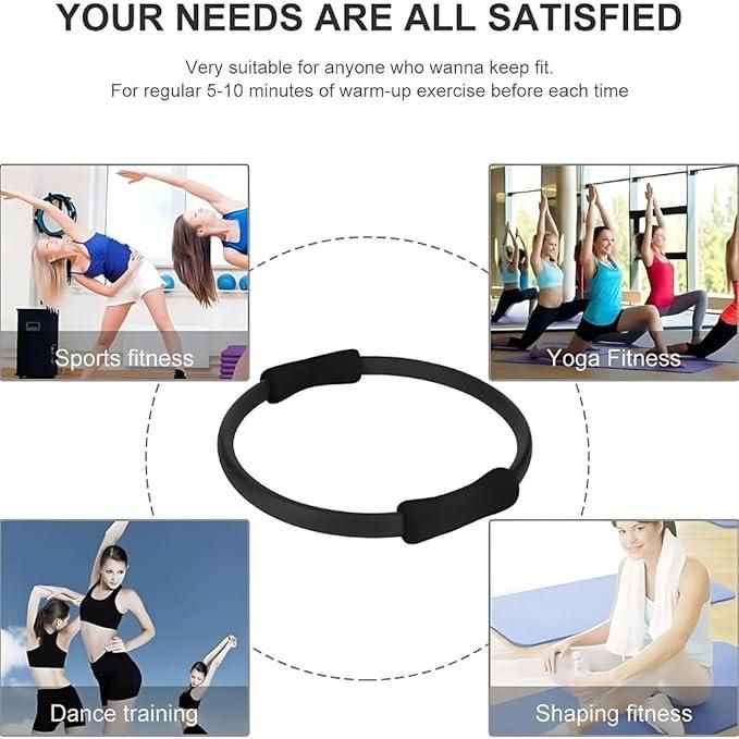 Reetrix Fitness Ring Circle - Lightweight with Foam Padded Handles