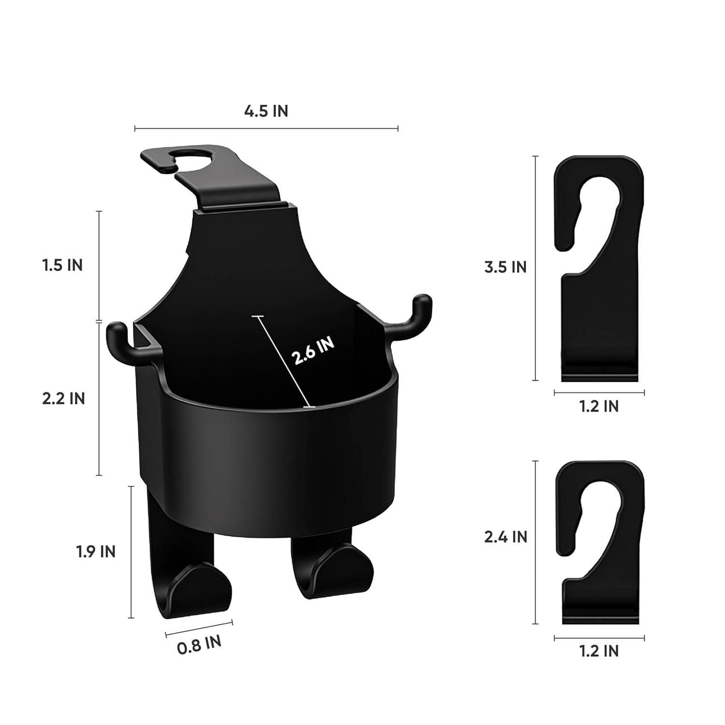 Reetrix Car Holder Hook Pack of 2