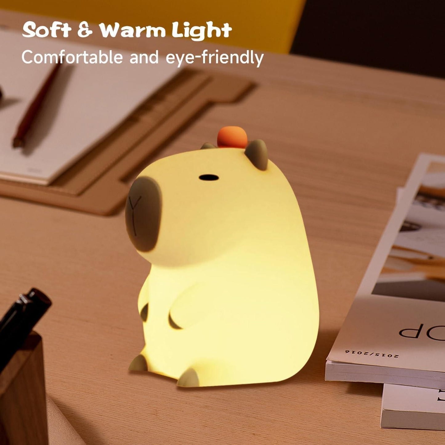 Reetrix USB Rechargable Capybara Night Light