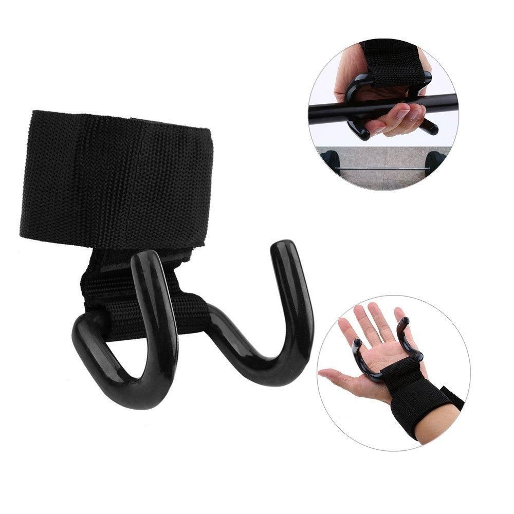 Reetrix Weight Lifting Rod Hooks Wrist Support (Pair of 1)