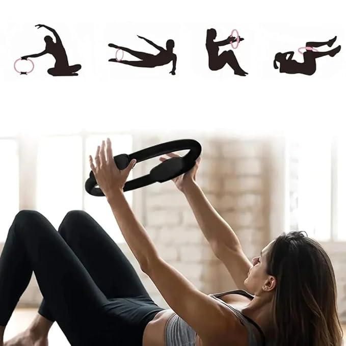 Reetrix Fitness Ring Circle - Lightweight with Foam Padded Handles