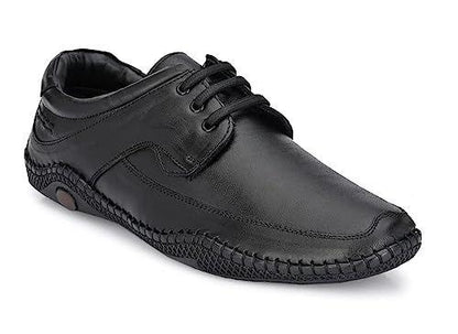 Reetrix Roman Black Sandals For Men