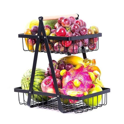 Reetrix 2 Tier Fruit and Vegetable Basket
