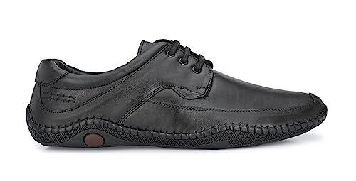 Reetrix Roman Black Sandals For Men