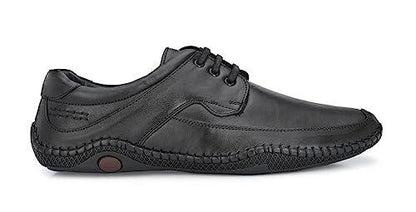 Reetrix Roman Black Sandals For Men