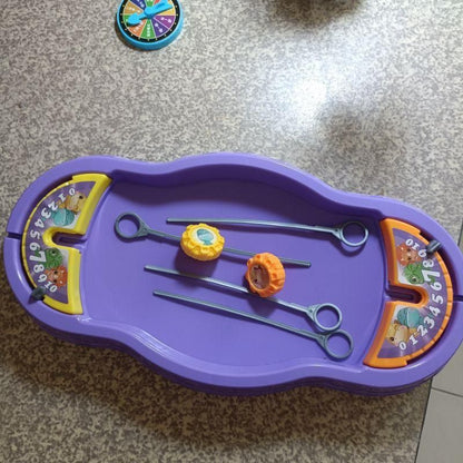 Reetrix Dino Battle Gyro Spinning Toys & Fun Board Games for Kid's