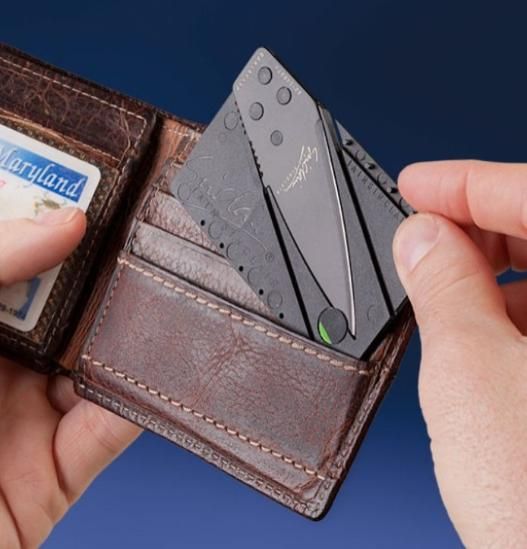 Reetrix Credit Card Multifunctional Pocket Knife Wallet