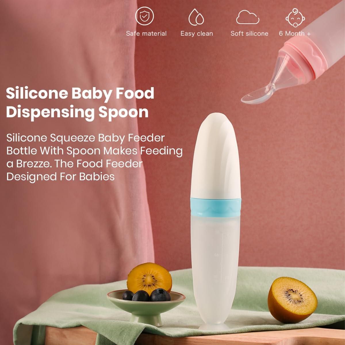 Reetrix Premium Baby Food Squeeze Feeder Spoon