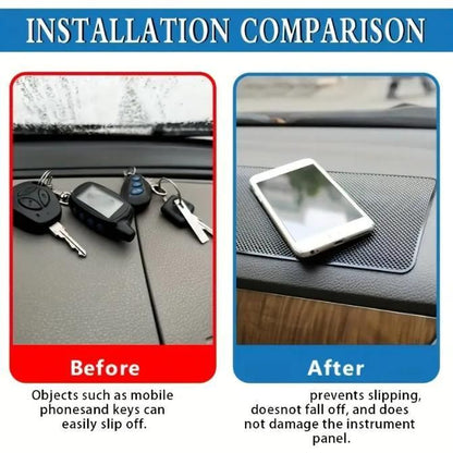 Reetrix High-Temperature Resistant Silicone Car Dashboard Mat - Non-Slip