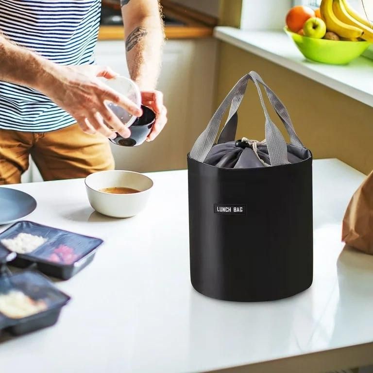 Reetrix Round Insulated Lunch Bag – Portable & Thermal Food Storage Tote