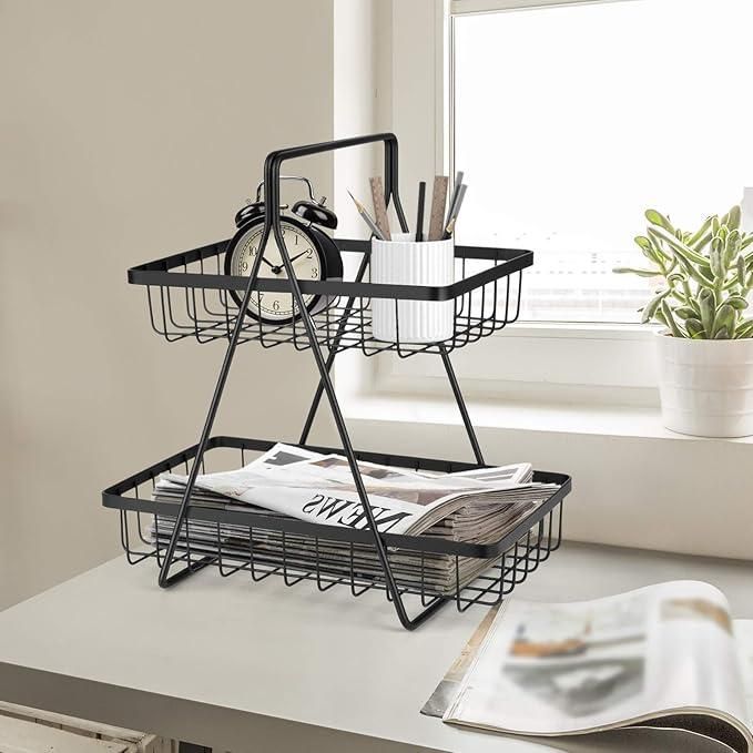 Reetrix 2 Tier Fruit and Vegetable Basket