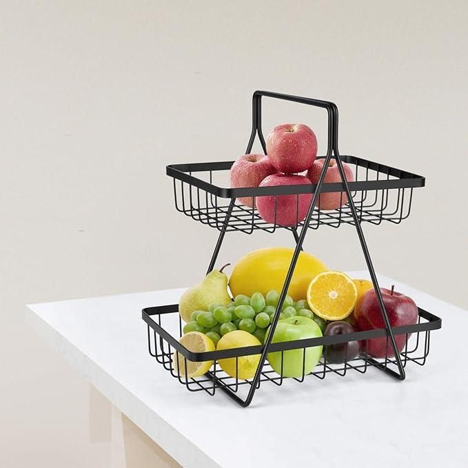 Reetrix 2 Tier Fruit and Vegetable Basket
