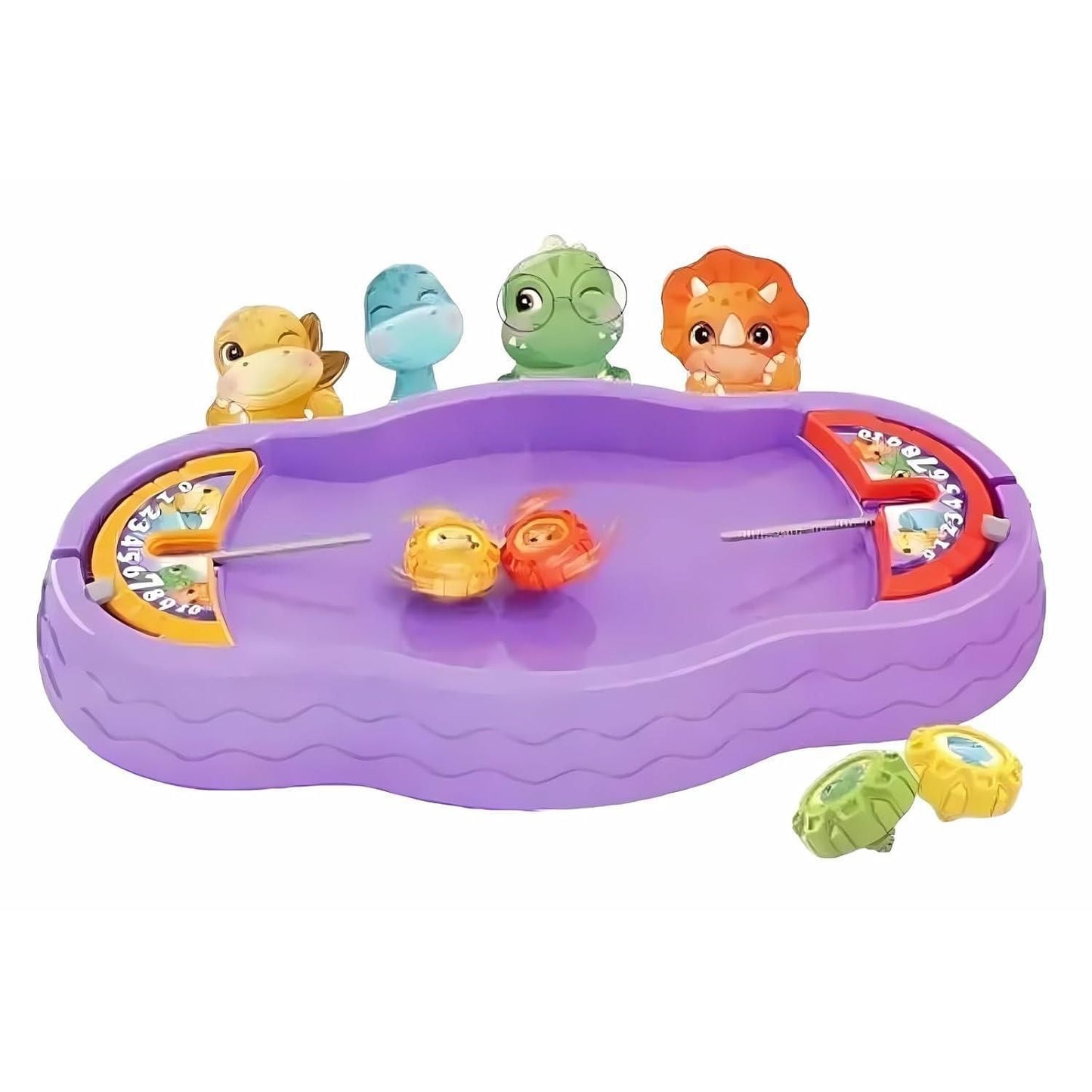 Reetrix Dino Battle Gyro Spinning Toys & Fun Board Games for Kid's
