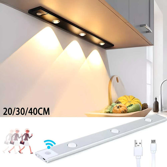 Reetrix LED PIR Motion Sensor Cabinet  With USB Rechargeble