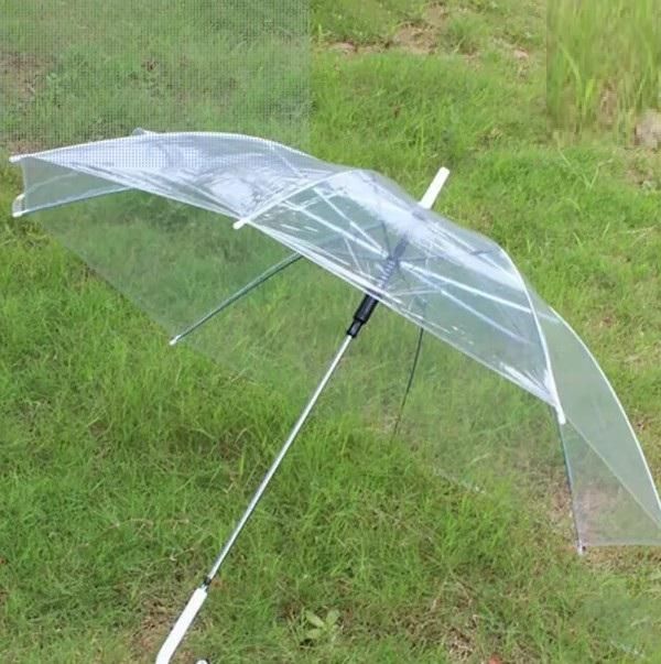 Reetrix Clear Dome See Through Umbrella Transparent Rain Windproof