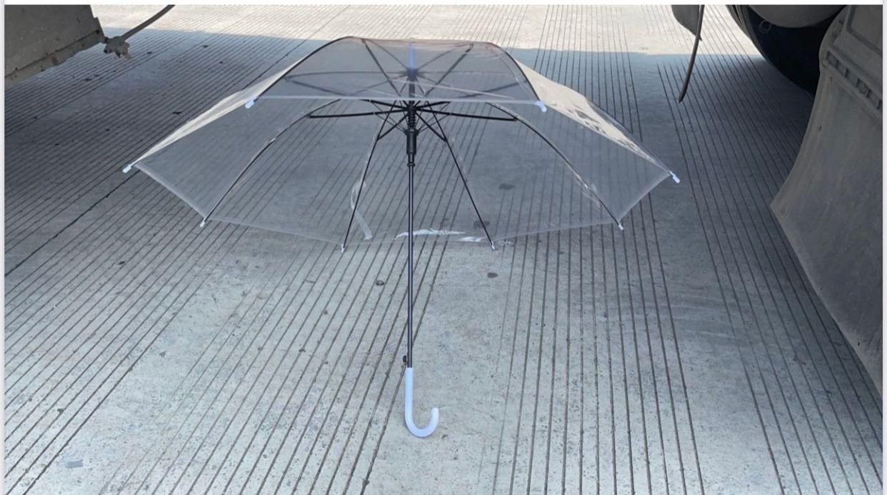 Reetrix Clear Dome See Through Umbrella Transparent Rain Windproof