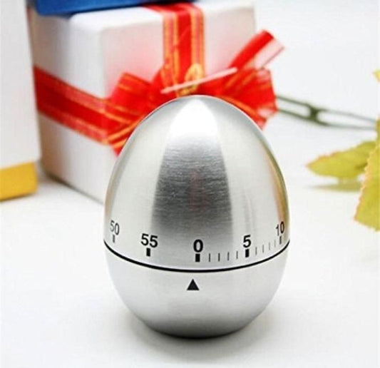 Reetrix Egg Shaped Stainless Steel Timer