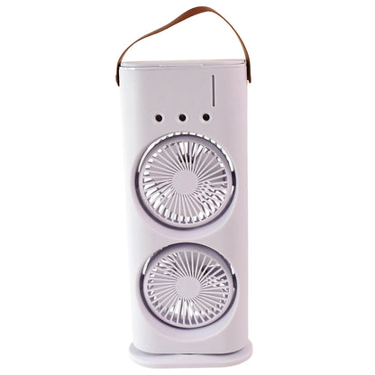 Reetrix Electric Fan Desktop Double-head Powerful Air Cooler (1 Pc  With Remote)